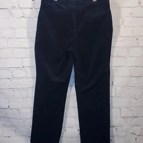 Talbots Corduroy Straight Leg Pant w Stretch Size 14 Dark Blue - Picture 5 of 13